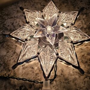 Crystal Star Holiday Tree Topper